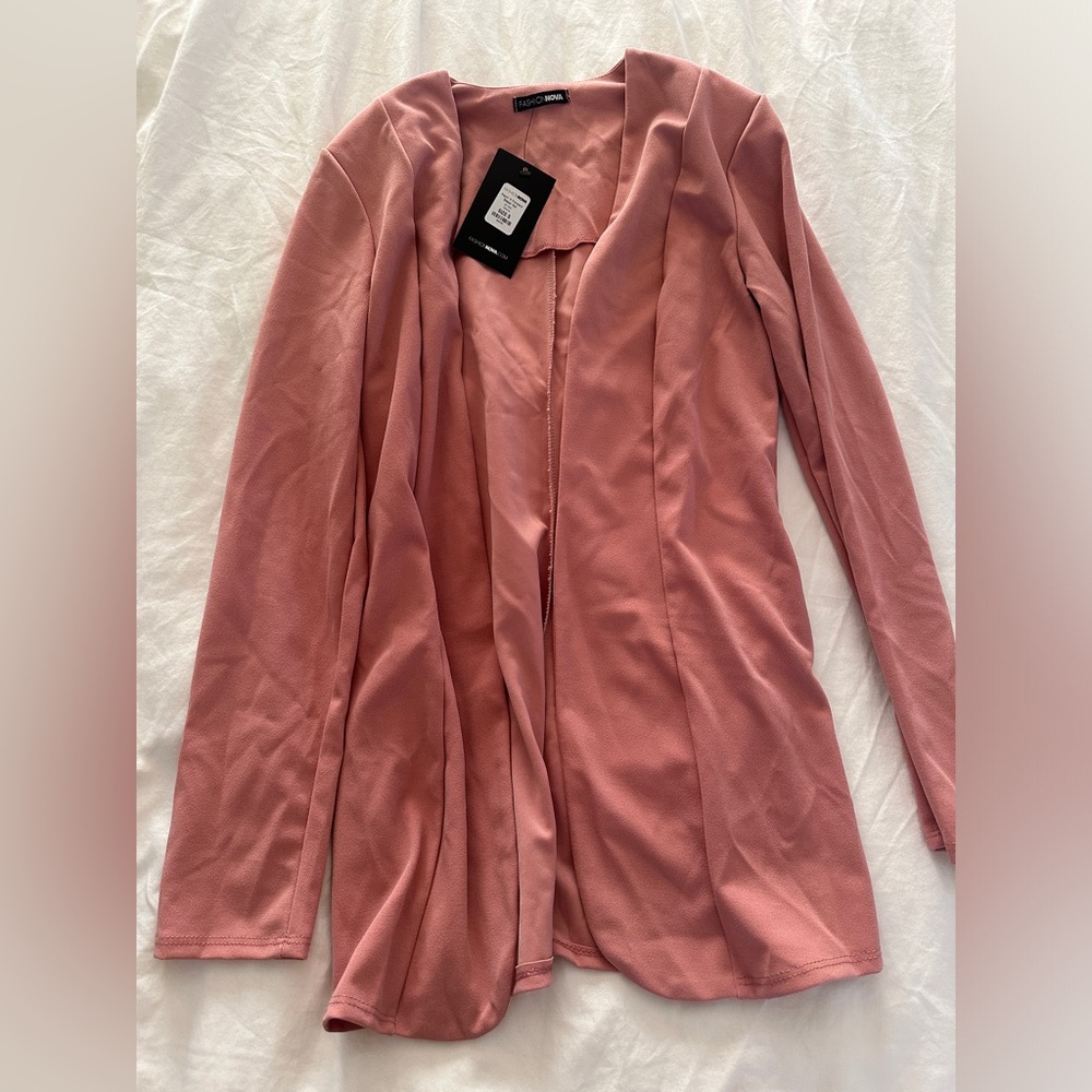 small- pink blazer